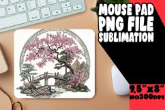 Landscape Sublimation Art Mouse Pad PNG Product Image 1