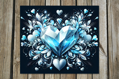 Love Hearts | 4 Skinny tumbler sublimation designs P2 Product Image 5