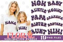 Family Mama Dad Sublimation Bundle Mother&#039;s Day Father&#039;s Product Image 1