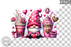 Valentine&#039;s Day Gnome - Valentine Clipart Sublimation Product Image 1