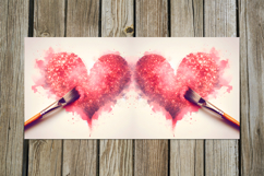 Love Hearts | 4 Valentine Sublimation Mug designs P2 Product Image 5