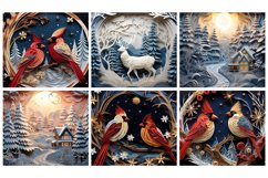 3D Christmas Tumbler Wrap | Christmas | Christmas Ornament Product Image 9