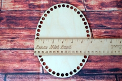 Oval basket base digital file, make myself handmade craft cr Product Image 8