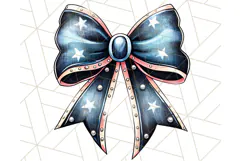 Western Style Bow PNG, Cute Cowboy, Cowgirl Coquette Png Product Image 5