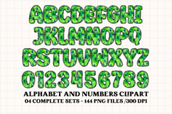 Christmas Alphabet png clipart, christmas letters doodle Product Image 3