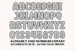 Wizard Magic School Alphabet Clipart, wizard letters doodle Product Image 3