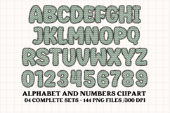 Spring Fling Alphabet png, letters doodle, spring clipart Product Image 3