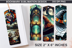 Bookmarks Sublimation - Halloween Holly Berries PNG Design Product Image 1