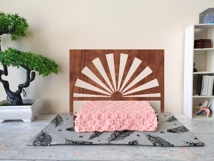 Miniature bed headboard sunrise digital download laser cut Product Image 9