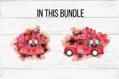 Valentines Truck Sublimation | 300 DPI | PNG Product Image 2
