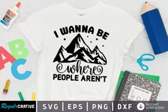 I Wanna Be Where SVG, Anti Social SVG Design Product Image 1