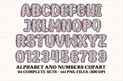 POLICE Alphabet &amp; Numbers Clipart Classroom PNG Bundle Product Image 3