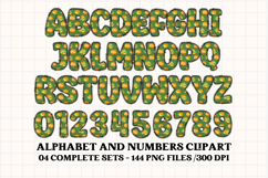 Thanksgiving Alphabet clipart, thanksgiving letters doodle Product Image 3