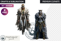 Viking Mythology Giants Clipart, Norse Jotuns gods Product Image 1