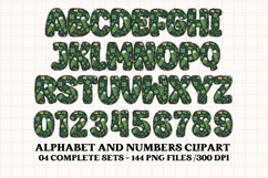 St patrick alphabet png clipart, st patrick letters doodle Product Image 3