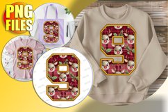9 Doodle Letter Style Decoration Merry Holiday Style! Product Image 1