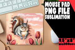 Sweet Mouse Pad Design Sublimation, Animals In Wall Product Image 1
