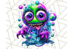 Spooky Cute Monster PNG Clipart, Adorable Halloween Monsters Product Image 5