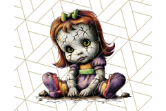Halloween Monster Clipart PNG, Cute Spooky Characters Product Image 5