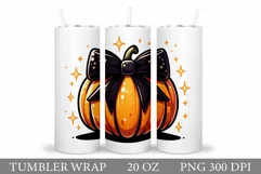 Pumpkin Tumbler Design. Pumpkin Sublimation Product Image 1