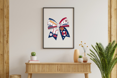 Baseball Fan Coquette Bow Clipart, baseball bow, glove bow Product Image 8