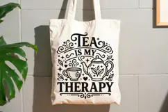 Tea Is My Therapy Svg Png, Tea Lover Svg, Tea Time Svg. Product Image 10