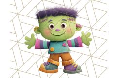 Colorful Halloween Clipart PNG, Cute Kids &amp; Candy Clip Art Product Image 5