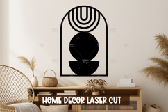 Mid Century Wall Art Laser Cut File for Home Decor Product Image 1