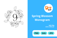 Spring Blossom Monogram Product Image 1