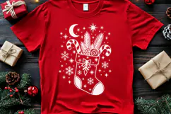 Christmas Angel SVG Files | Angel, Bells, Stocking, Reindeer Product Image 6