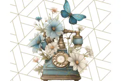 Vintage Butterfly PNG Clipart, Fairytale Cottagecore Images Product Image 5