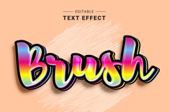 Editable Text Effect for Illustrator. Vector Graphic styles Product Image 1