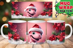 Icy Euphoria Christmas Mug Wrap, 11oz &amp; 15oz Product Image 1