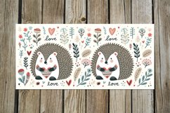 Valentine hedgehog | 4 scandi Sublimation Mug designs Product Image 5