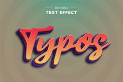 Editable Text Effect for Illustrator. Vector Graphic styles Product Image 1
