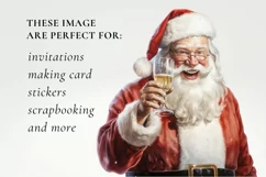 santa claus clipart, christmas clipart sublimation Product Image 3