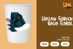 Hollow Garden Boho Floral Monogram Product Image 1