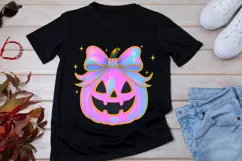 Pink pumpkin png design for T-shirts Product Image 6