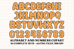 Summer Alphabet clipart, summer letters doodle Product Image 3