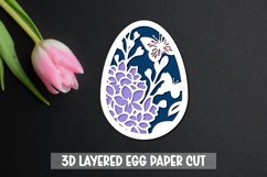 10 3D Easter Egg SVG I Paper cut SVG Design I Easter SVG Product Image 10