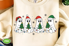 Spooky Christmas PNG, Christmas Ghost PNG, Merry Christmas Product Image 1