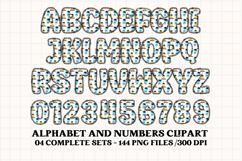 Graduation Alphabet png clipart, graduation letters doodle Product Image 3