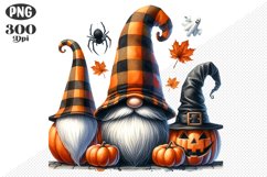 Halloween Gnomes Sublimation - Clipart PNG Design Product Image 1