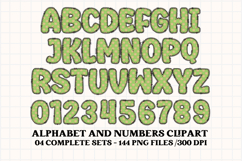 Easter Day Alphabet png clipart, easter day letters doodle Product Image 3