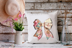 Floral Luxury Bow PNG Elegant Chic Ribbon Fashion Design PNG Product Image 10