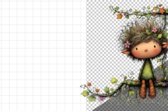 Watercolor Elf, Whimsical, Product Image 2