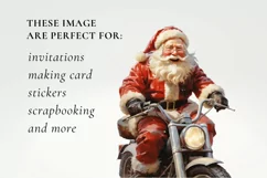 santa claus clipart, christmas clipart sublimation Product Image 3
