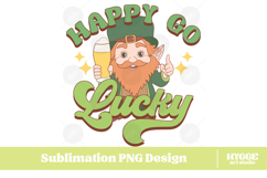 Happy St Patrick&#039;s Day PNG DTF Irish Lucky Leprechaun Beer Product Image 1
