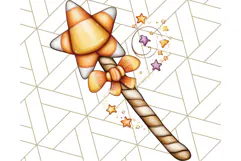 Halloween Fairy House Clipart PNG, Spooky Cottage Art Product Image 5