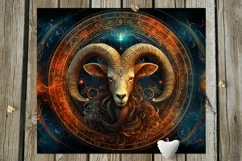 Zodiac signs | 12 Magic Skinny tumbler Sublimation designs Product Image 9